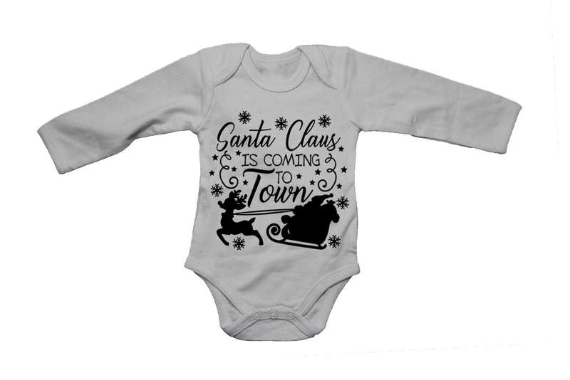 Santa Claus is Coming to Town - Christmas - Baby Grow