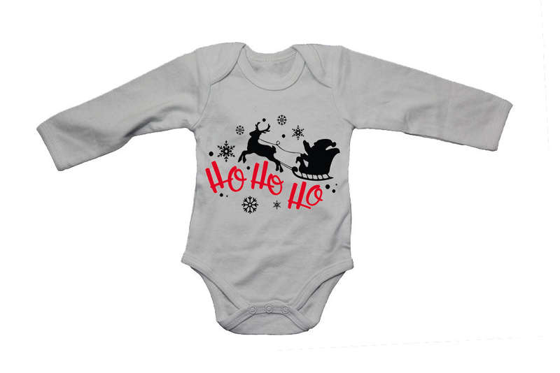 Santa, Ho Ho Ho - Christmas - Baby Grow