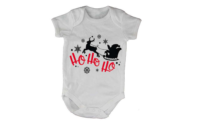 Santa, Ho Ho Ho - Christmas - Baby Grow