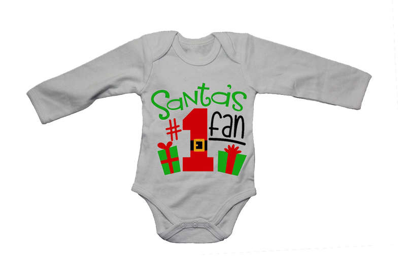 Santa's #1 Fan - Christmas - Baby Grow
