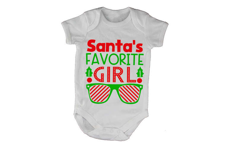 Santa's Favorite Girl - Christmas - Baby Grow