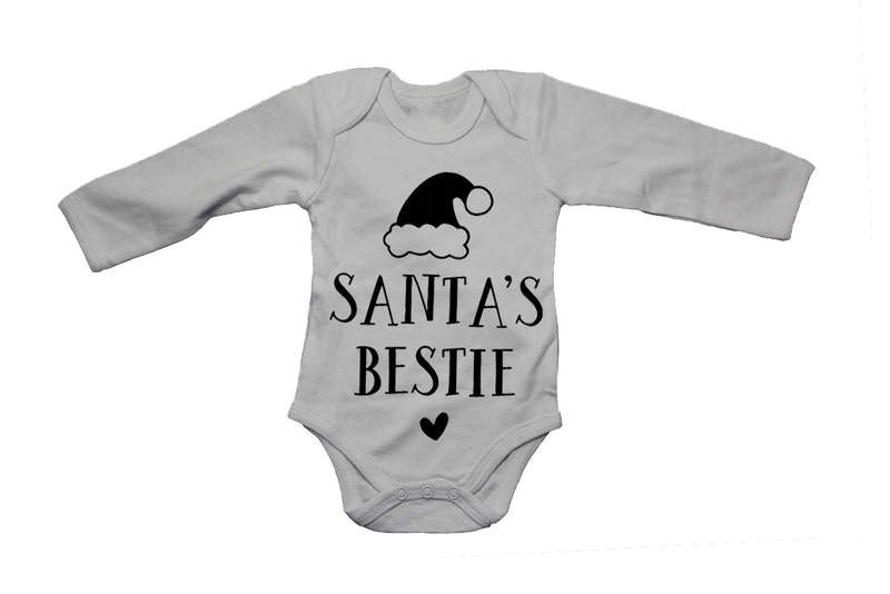 Santa's Bestie - Christmas - Baby Grow