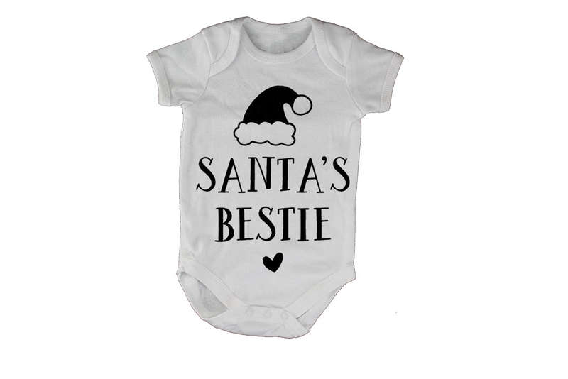 Santa's Bestie - Christmas - Baby Grow
