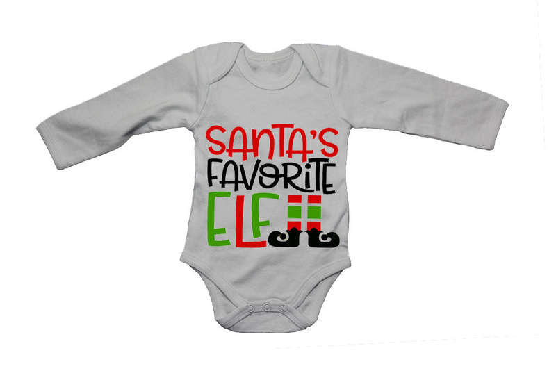 Santa's Favorite Elf - Christmas - Baby Grow