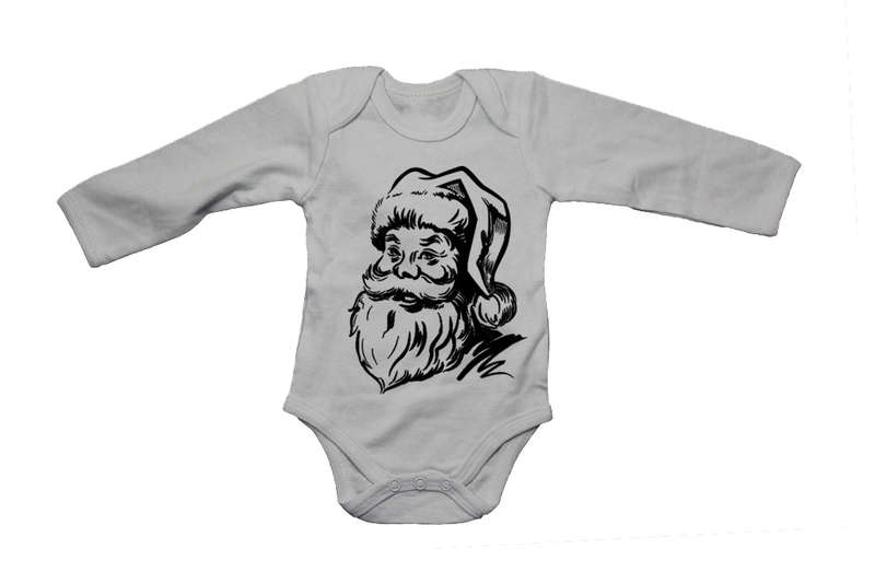 Santa Sketch - Christmas - Baby Grow