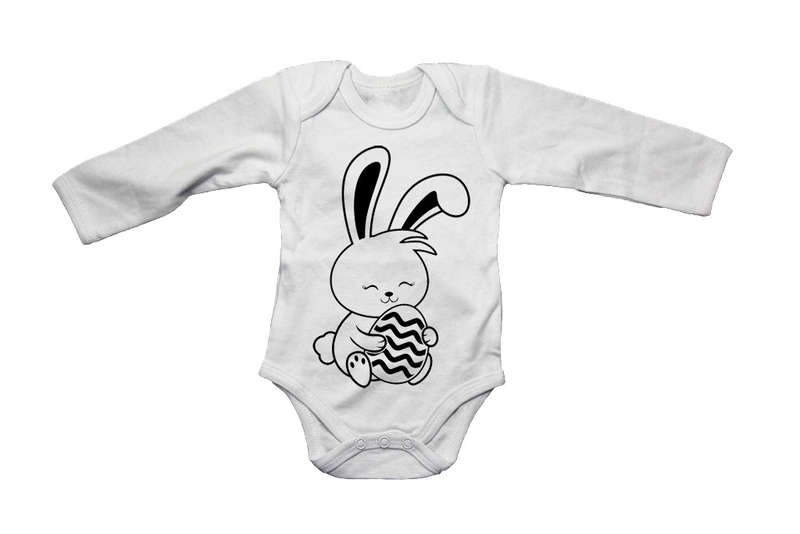 Sitting Easter Bunny - Baby Grow