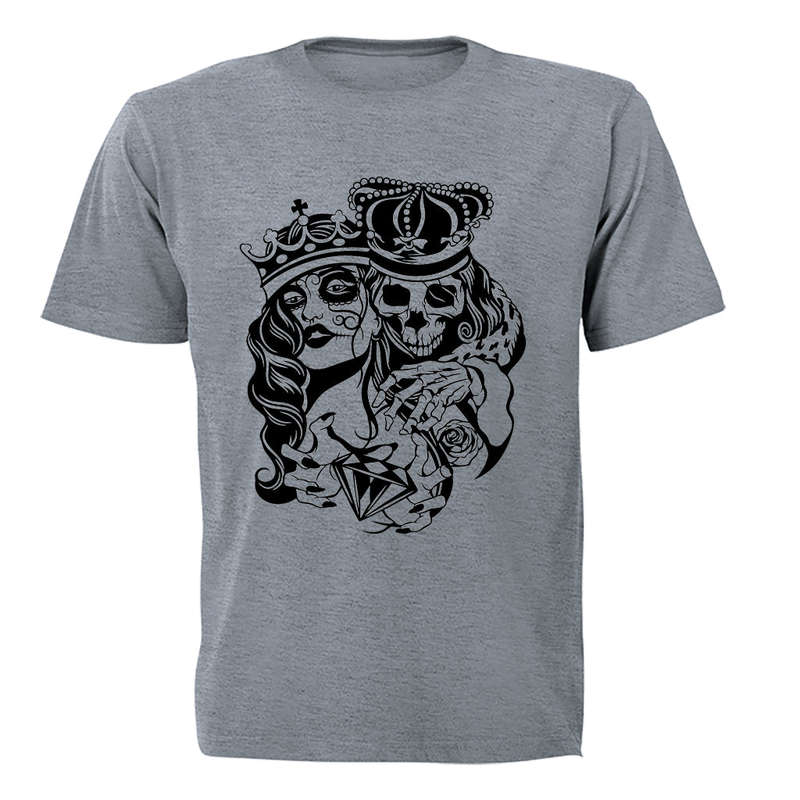 Skeleton Royalty - Halloween - Adults - T-Shirt
