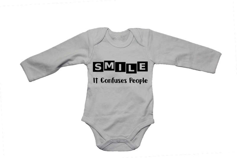 SMILE - it confuses people! - Baby Grow