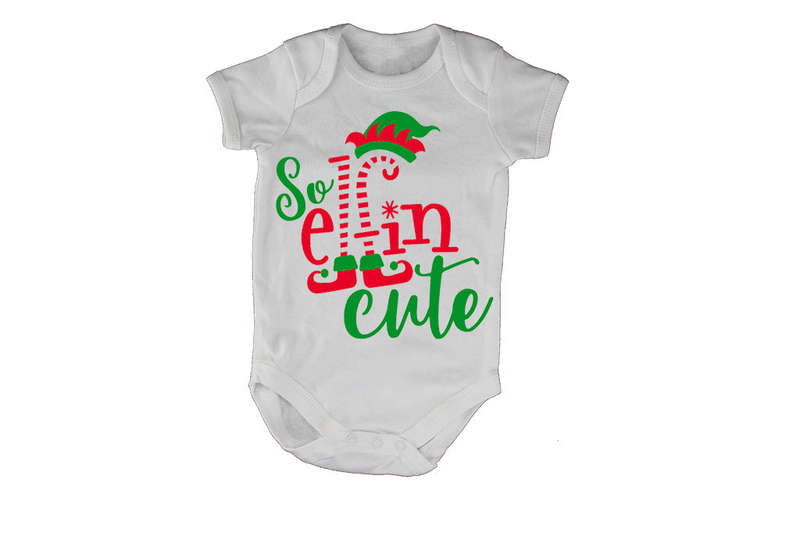 So Elfin' Cute - Christmas - Baby Grow