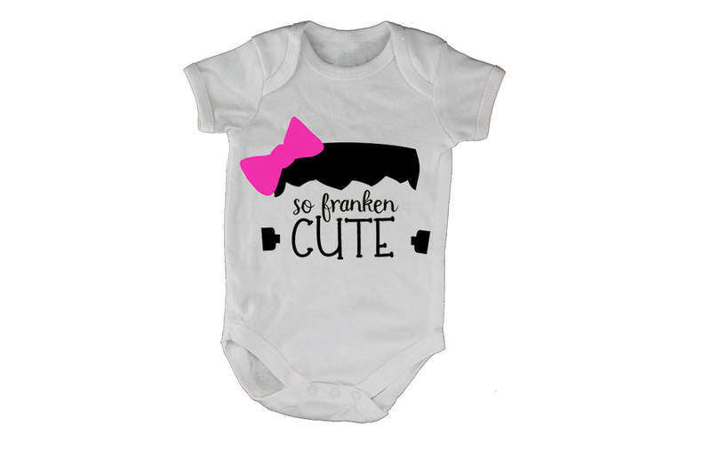 So Franken Cute, Girl - Halloween - Baby Grow