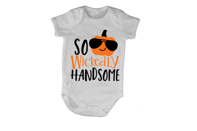 So Wickedly Handsome - Halloween - Baby Grow