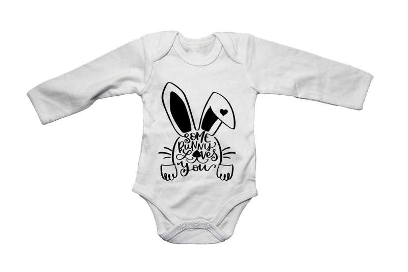 Some Bunny - Peeking Easter - Baby Grow