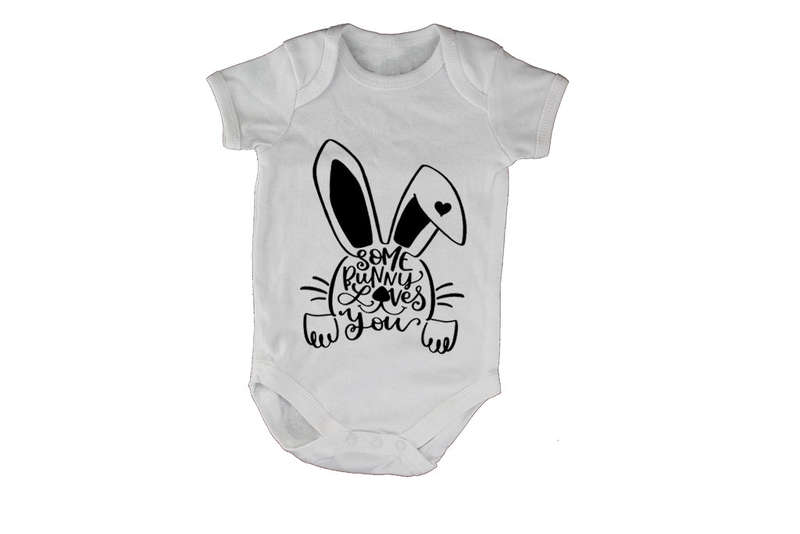Some Bunny - Peeking Easter - Baby Grow