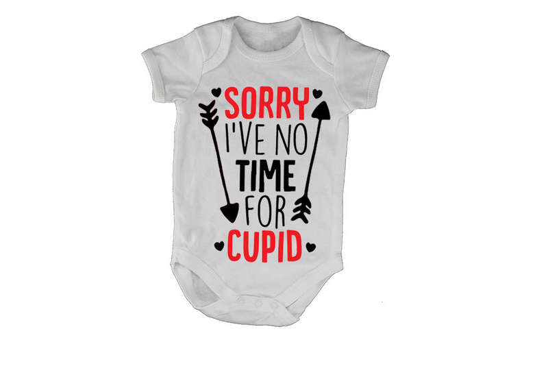 No Time for Cupid - Valentine - Baby Grow