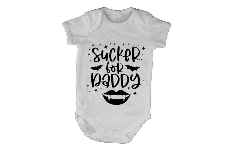 Sucker for Daddy - Halloween - Baby Grow