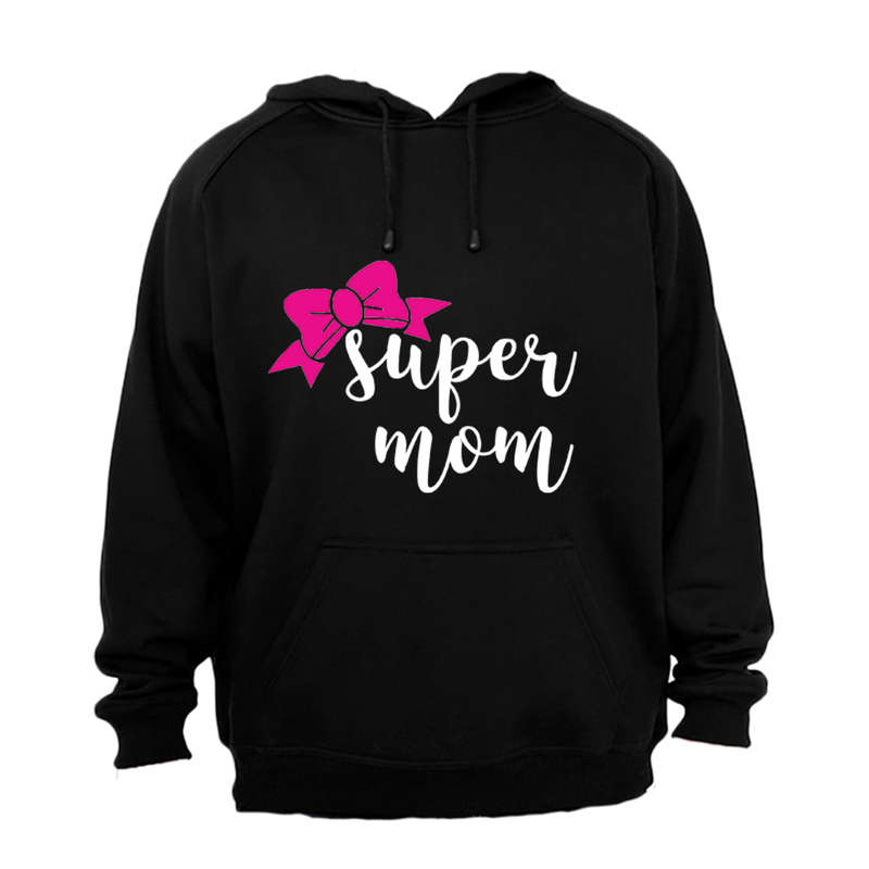 Super Mom - Pink Bow - Hoodie