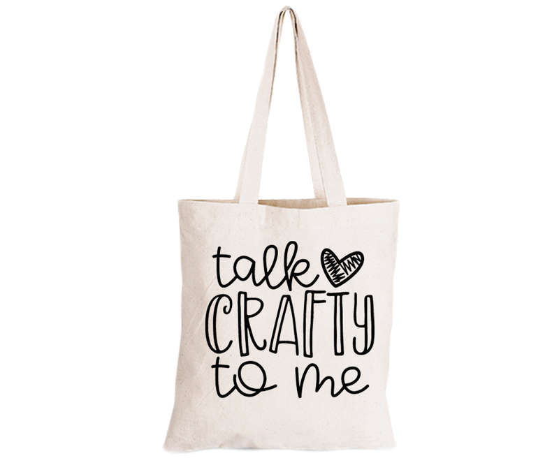 Talk Crafty To Me - Eco-Cotton Natural Fibre Bag