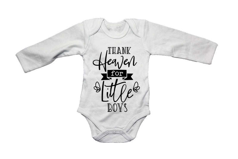 Thank Heaven for Little Boys - Baby Grow