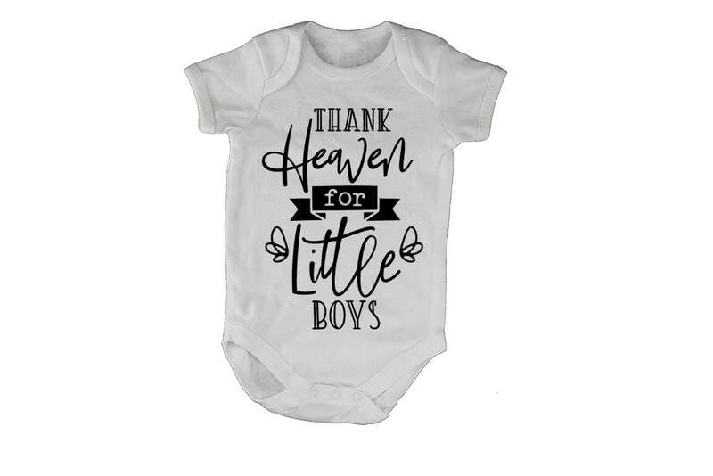Thank Heaven for Little Boys - Baby Grow