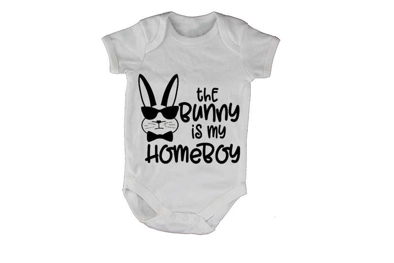 The Bunny is My Homeboy - Easter - Baby Grow