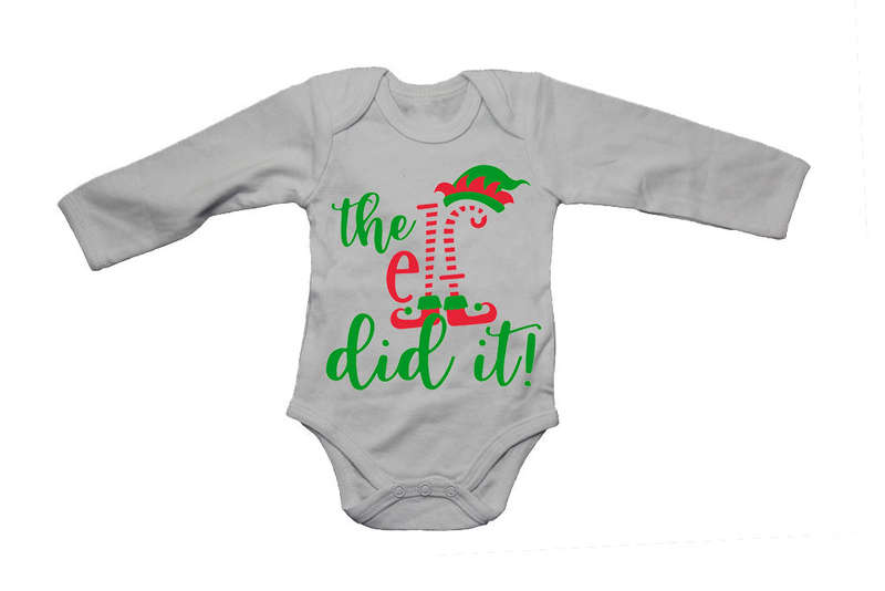 The ELF Did It - Christmas - Baby Grow