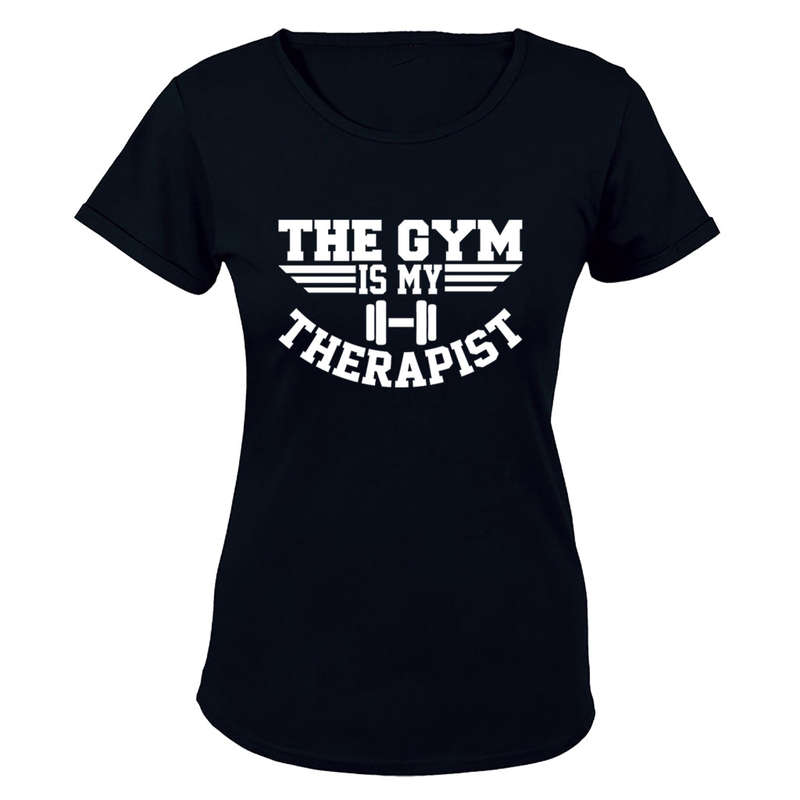 The Gym is my Therapist - Ladies - T-Shirt