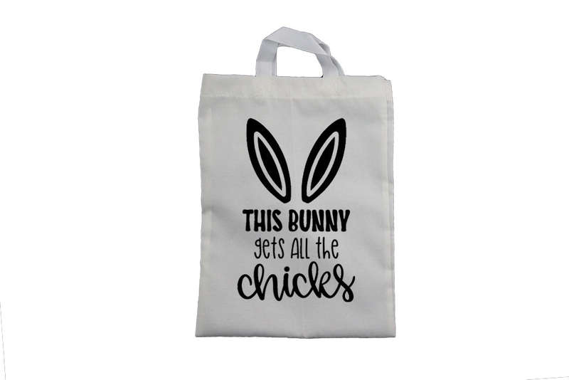 This Bunny Gets All the Chicks - Easter Bag