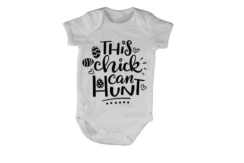 This Chick Can Hunt  - Easter - Baby Grow