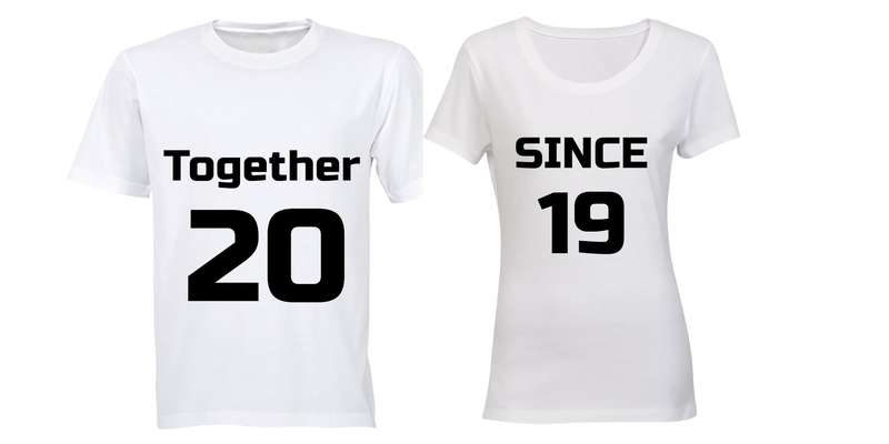 Together Since 2019 - Couples Tees