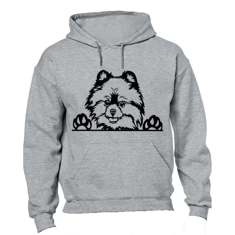 Toy Pomeranian - Peeking Dog - Hoodie