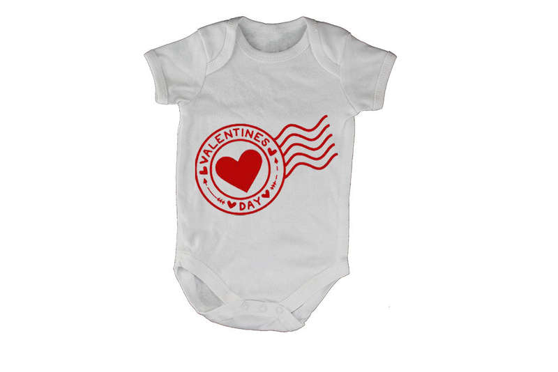 Valentines Day Stamp - Baby Grow
