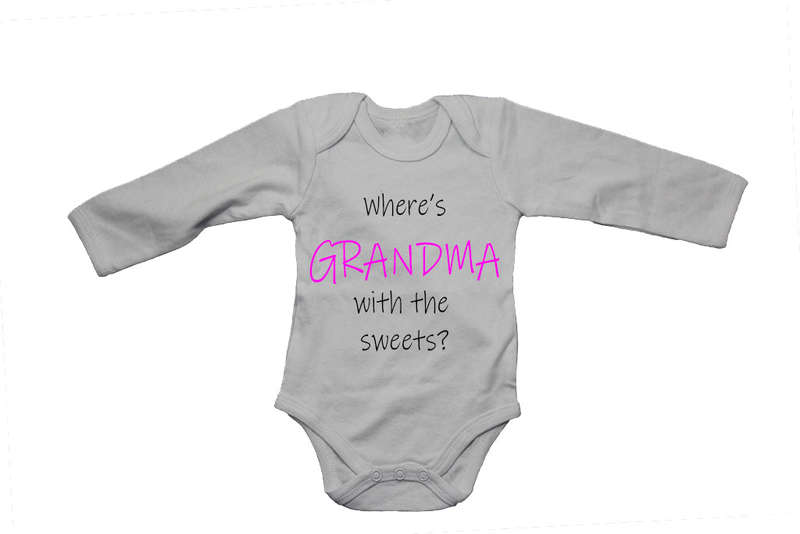 Where's Grandma with the Sweets? - Baby Grow