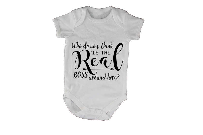 Who Do You Think The Real Boss Is? - Baby Grow