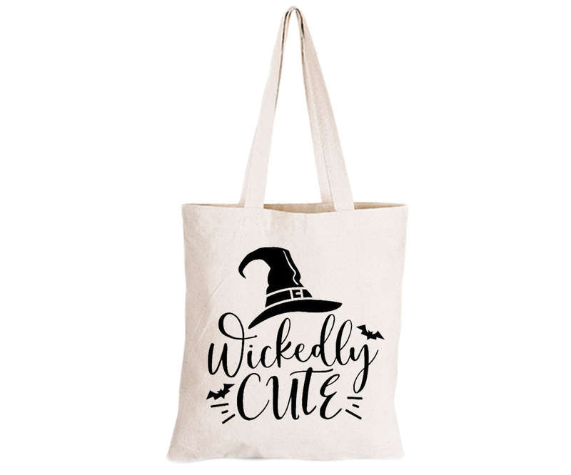 Wickedly Cute - Hat - Halloween - Eco-Cotton Trick or Treat Bag