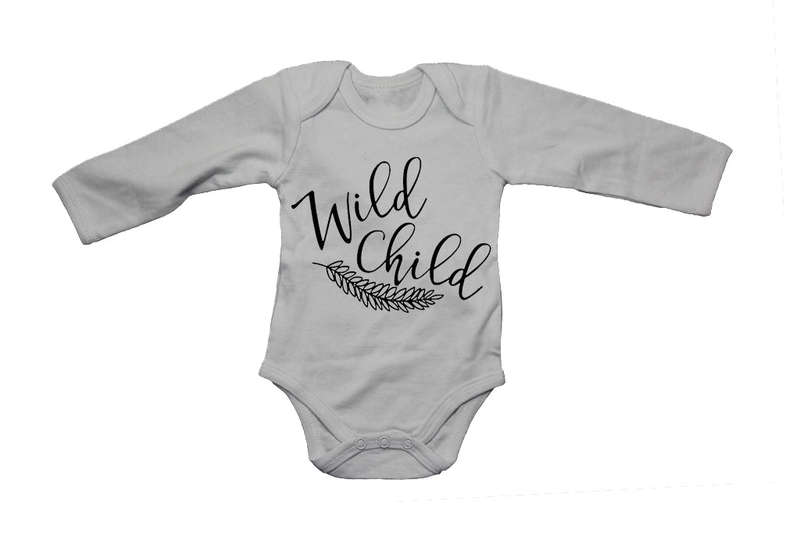 Wild Child - Feather - Baby Grow