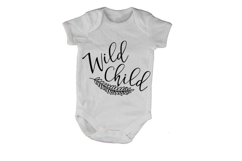 Wild Child - Feather - Baby Grow