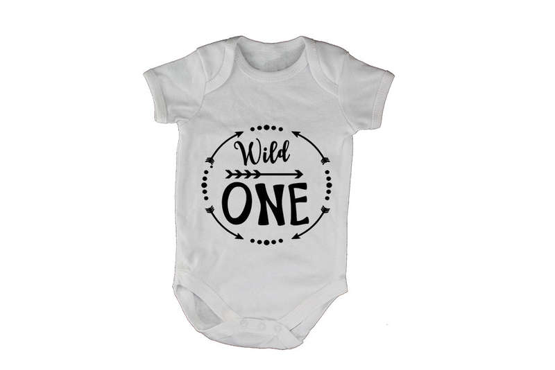 Wild One - Circular Design - Baby Grow