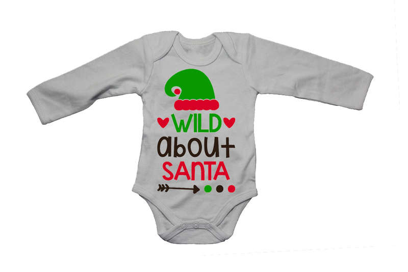 Wild About Santa - Christmas - Baby Grow