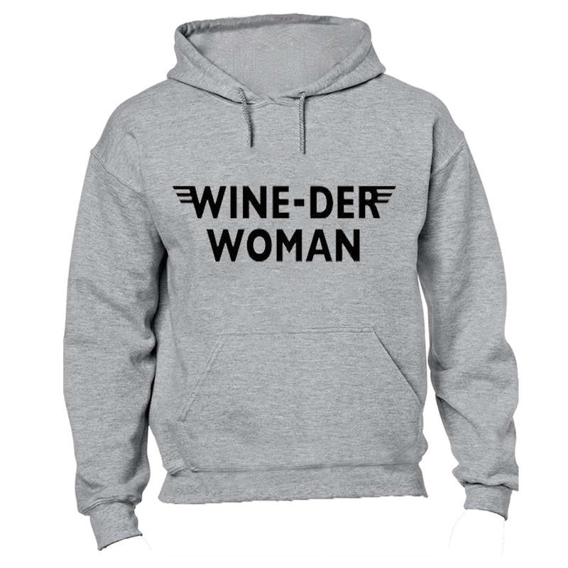 Wine-Der Woman - Hoodie