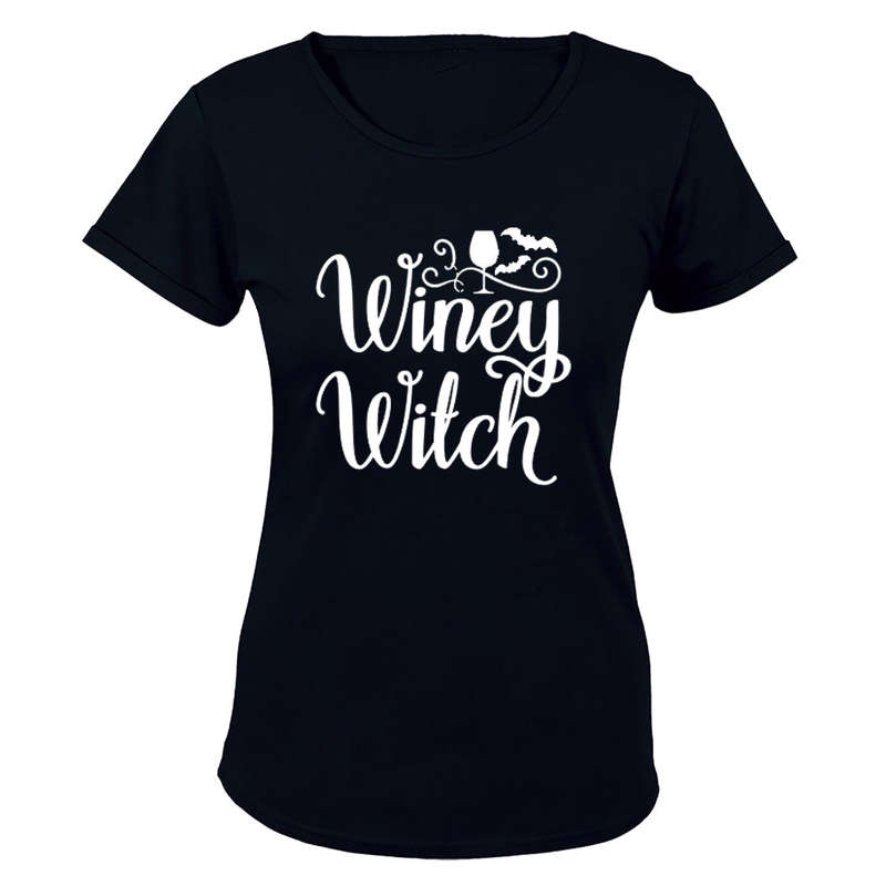 Winey Witch - Halloween Inspired - Ladies - T-Shirt