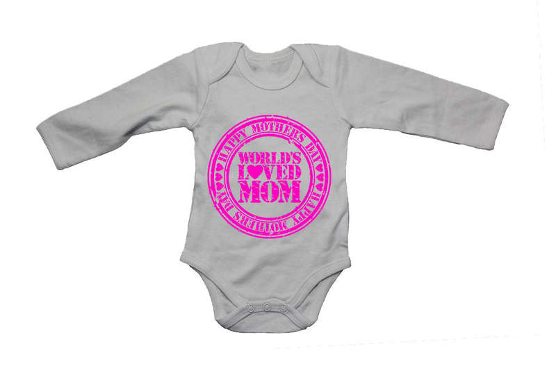 Mothers Day - World's Loved Mom - Baby Grow