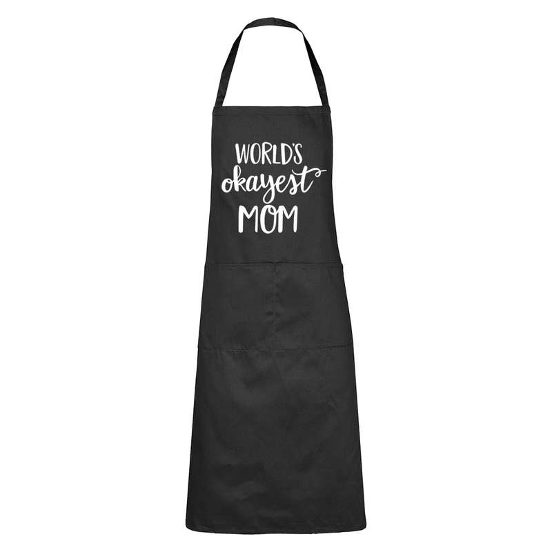 World's Okayest Mom - Apron