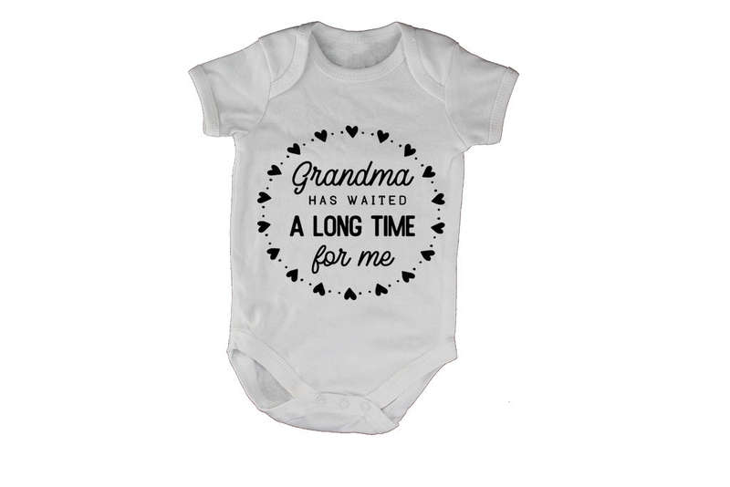 Grandma has Waited a Long Time for Me - Baby Grow