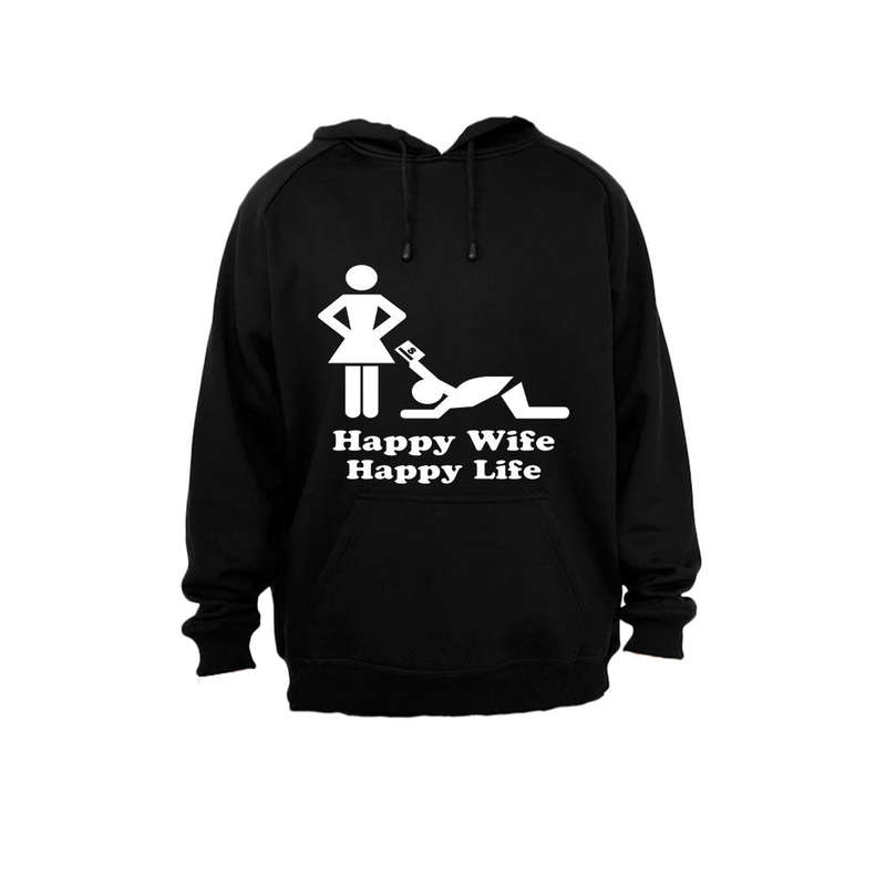 Happy Wife - Happy Life - Hoodie