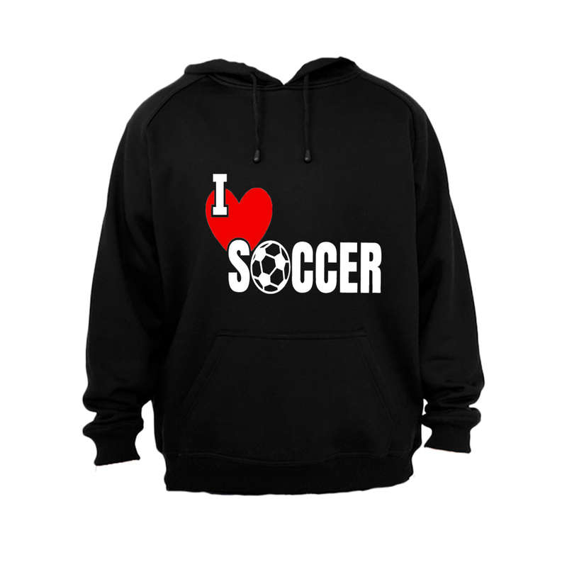 I Love Soccer - Hoodie