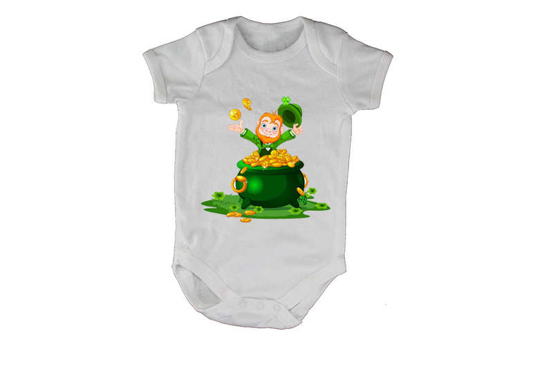 Leprechaun Pot O' Gold - St. Patrick's Day - Baby Grow