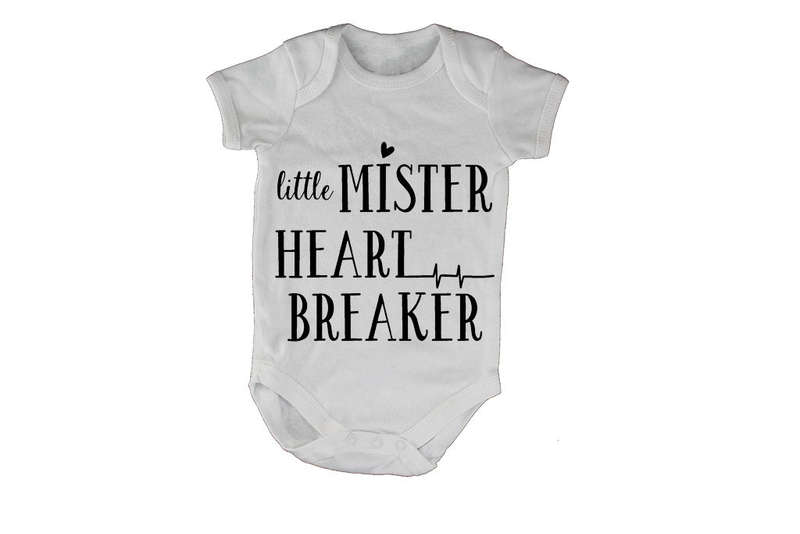Little Mister Heart Breaker - Baby Grow