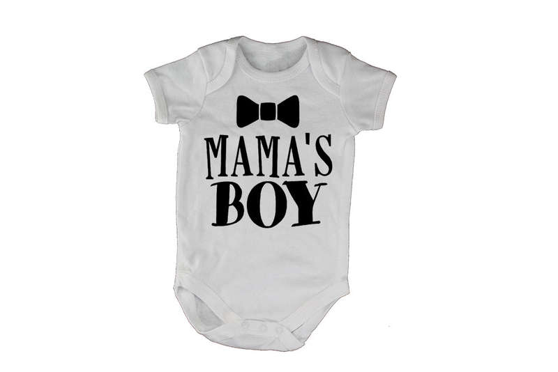 Mama's Boy - Bow Tie - Baby Grow