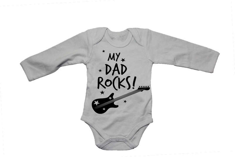My Dad Rocks - Guitar - Baby Grow
