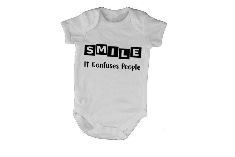 SMILE - it confuses people! - Baby Grow